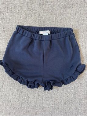 The Beaufort Bonnet Company Navy Ruffle Hem Girls' Shorts 5T NWOT